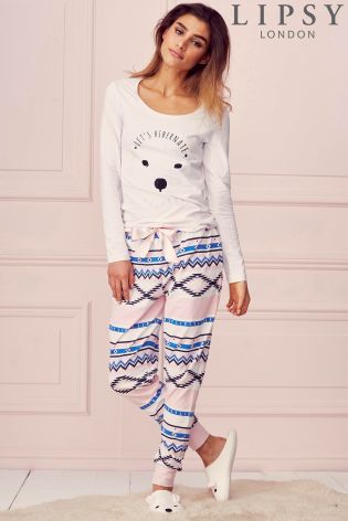 Lipsy Polar Bear Long Sleeve Top